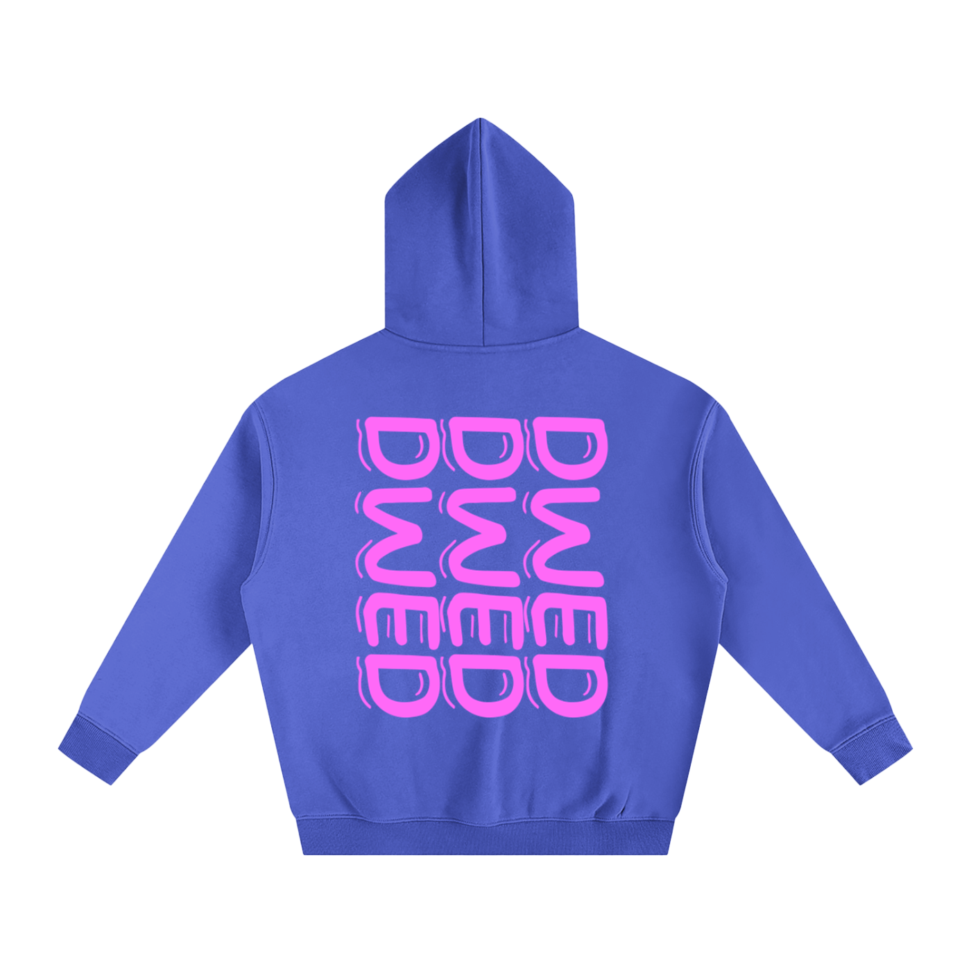 pink text hoodie