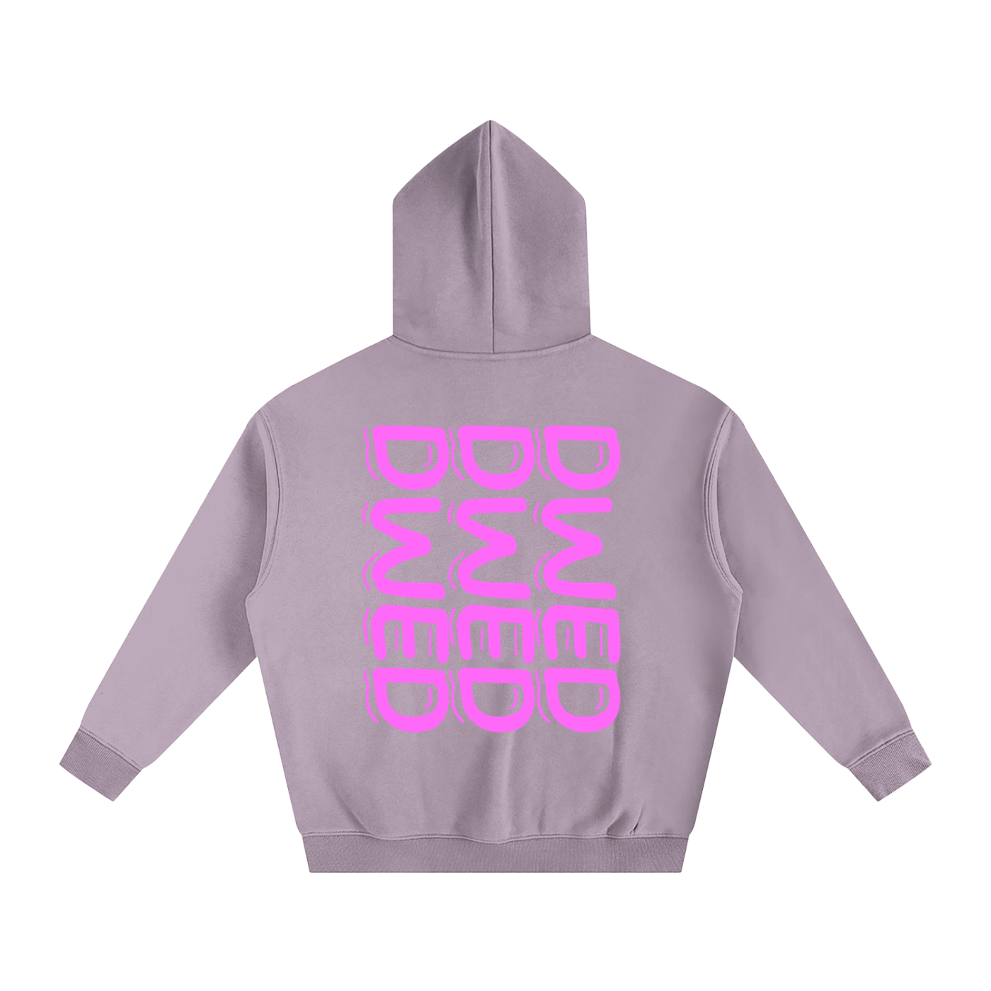 pink text hoodie