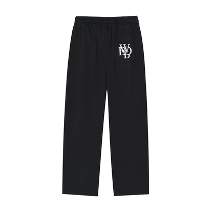 Reflection Striped Straight-Leg Sweatpants
