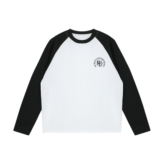 Color-Blocked Raglan Long-Sleeve T-Shirt