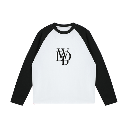 Color-Blocked Raglan Long-Sleeve T-Shirt