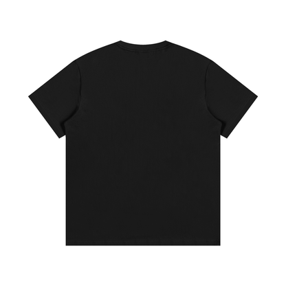DWED logo Black Cotton T-shirt