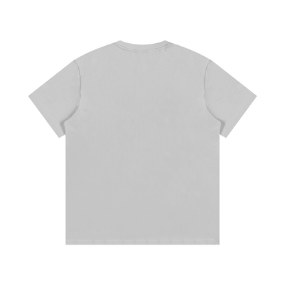 DWED logo Grey Cotton T-shirt
