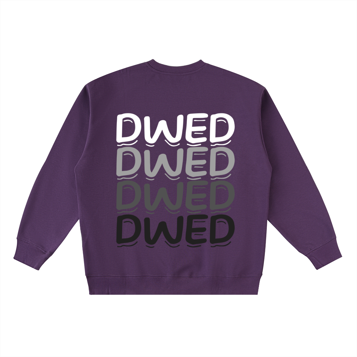 Oversized Crewneck Taped Sweatshirt
