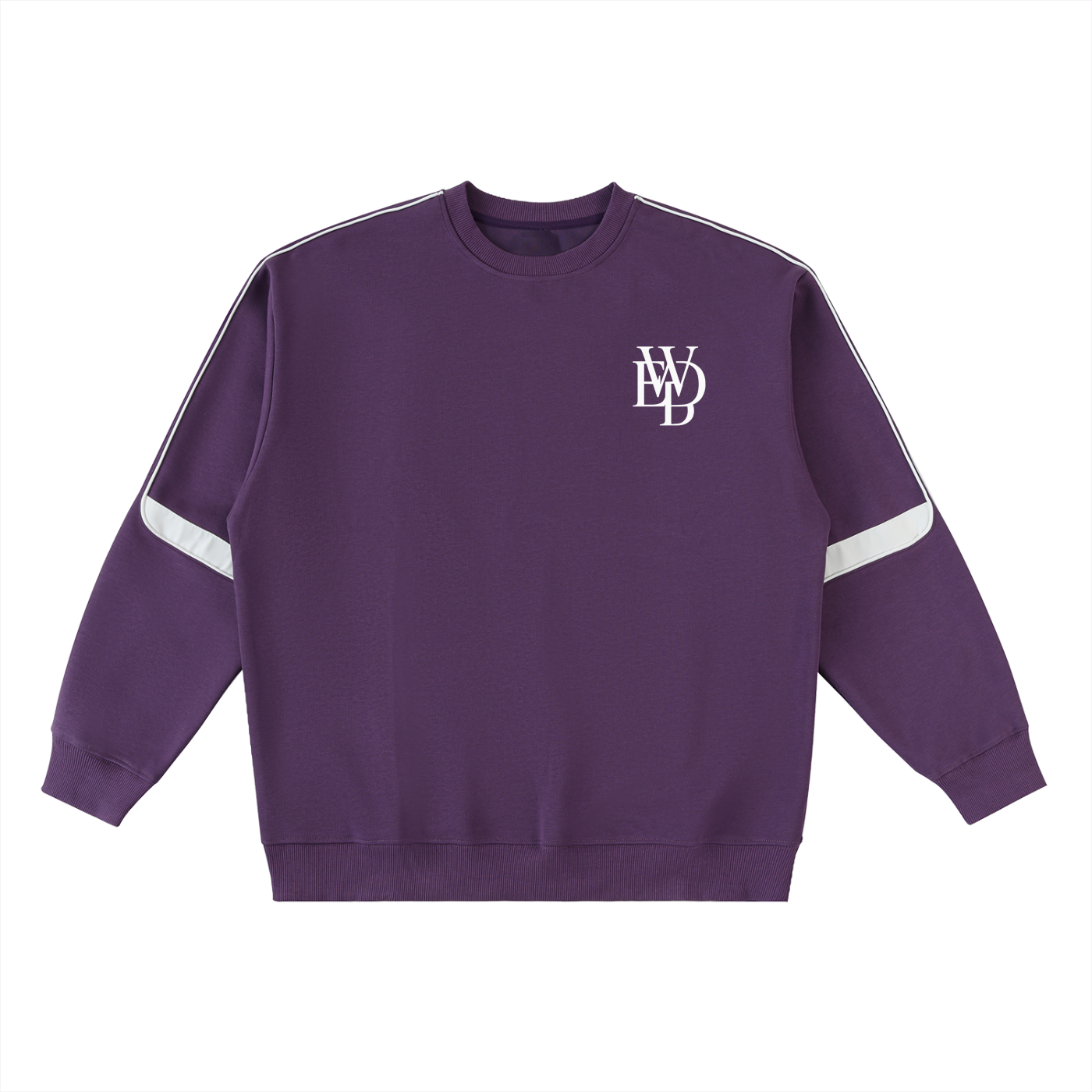 Oversized Crewneck Taped Sweatshirt