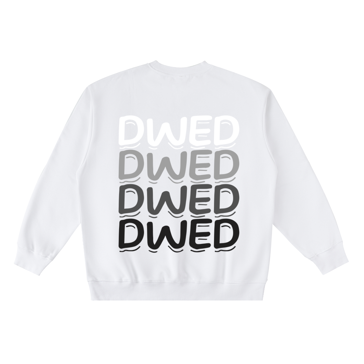Oversized Crewneck Taped Sweatshirt